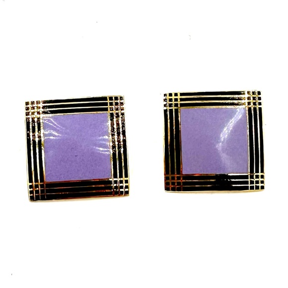 Laurel Burch Isle of Skye Enamel Earrings Vintage Retired - Picture 2 of 4